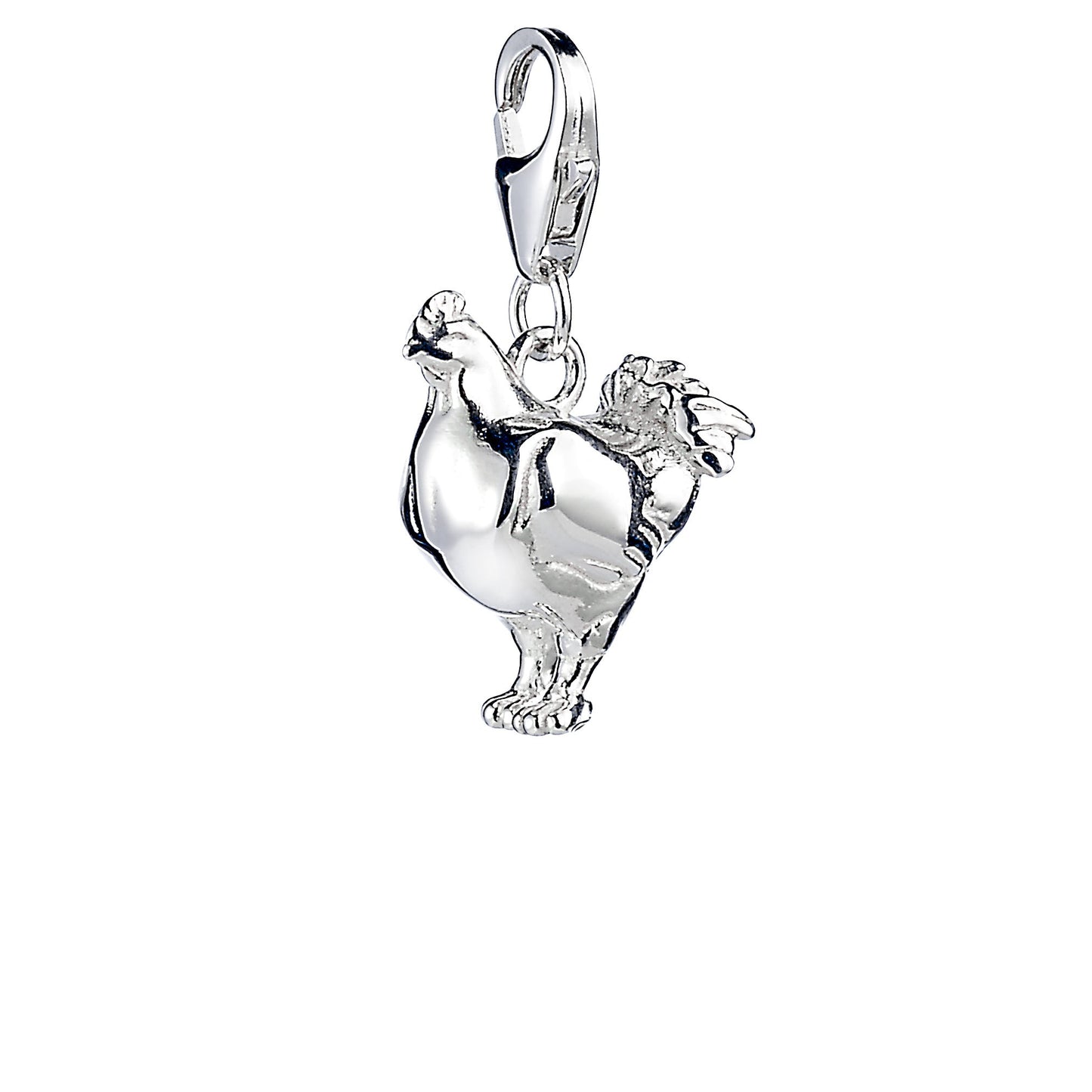 Chicken Silver Charm - MYLEE London