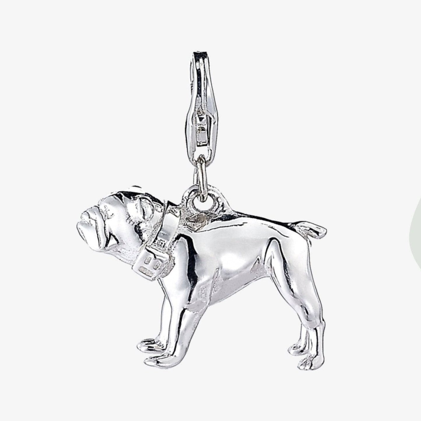 English Bulldog Silver Charm - MYLEE London