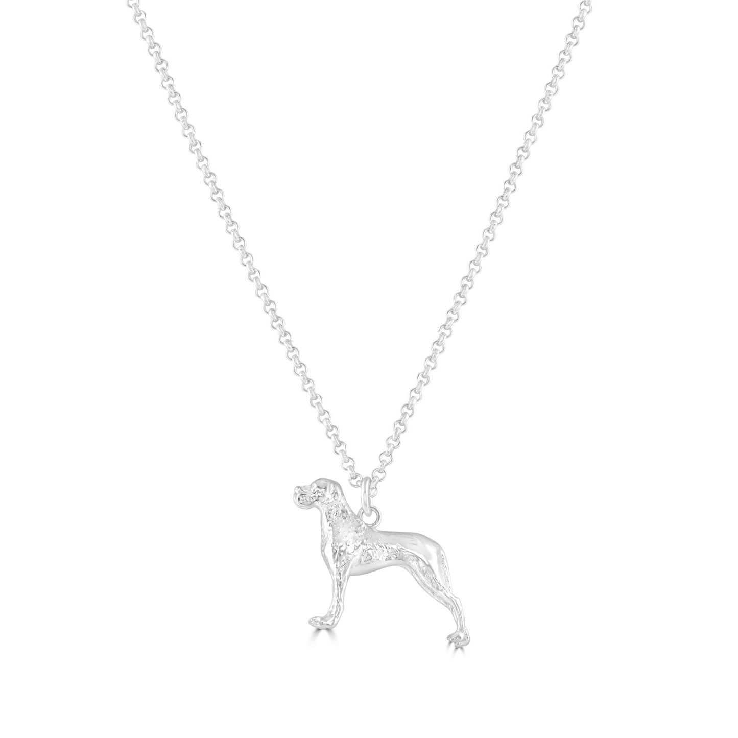 Great Dane Silver Necklace - Personalised - MYLEE London