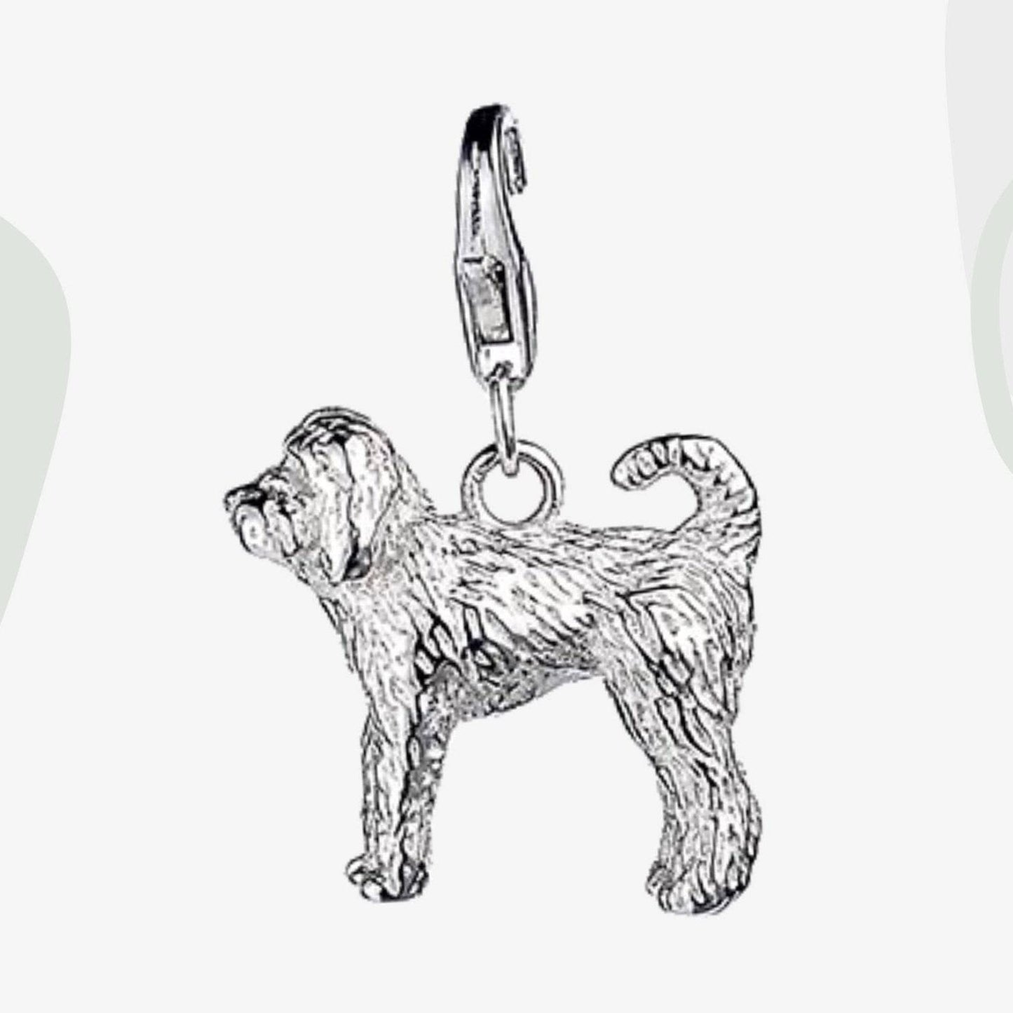 Labradoodle Silver Charm - MYLEE London