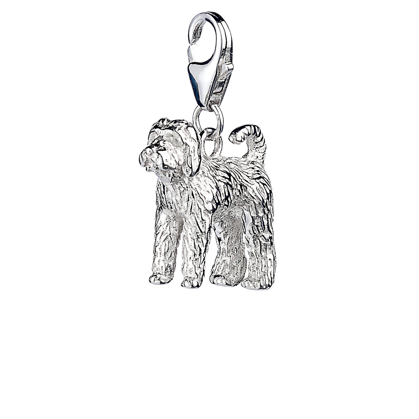 Labradoodle Silver Charm - MYLEE London