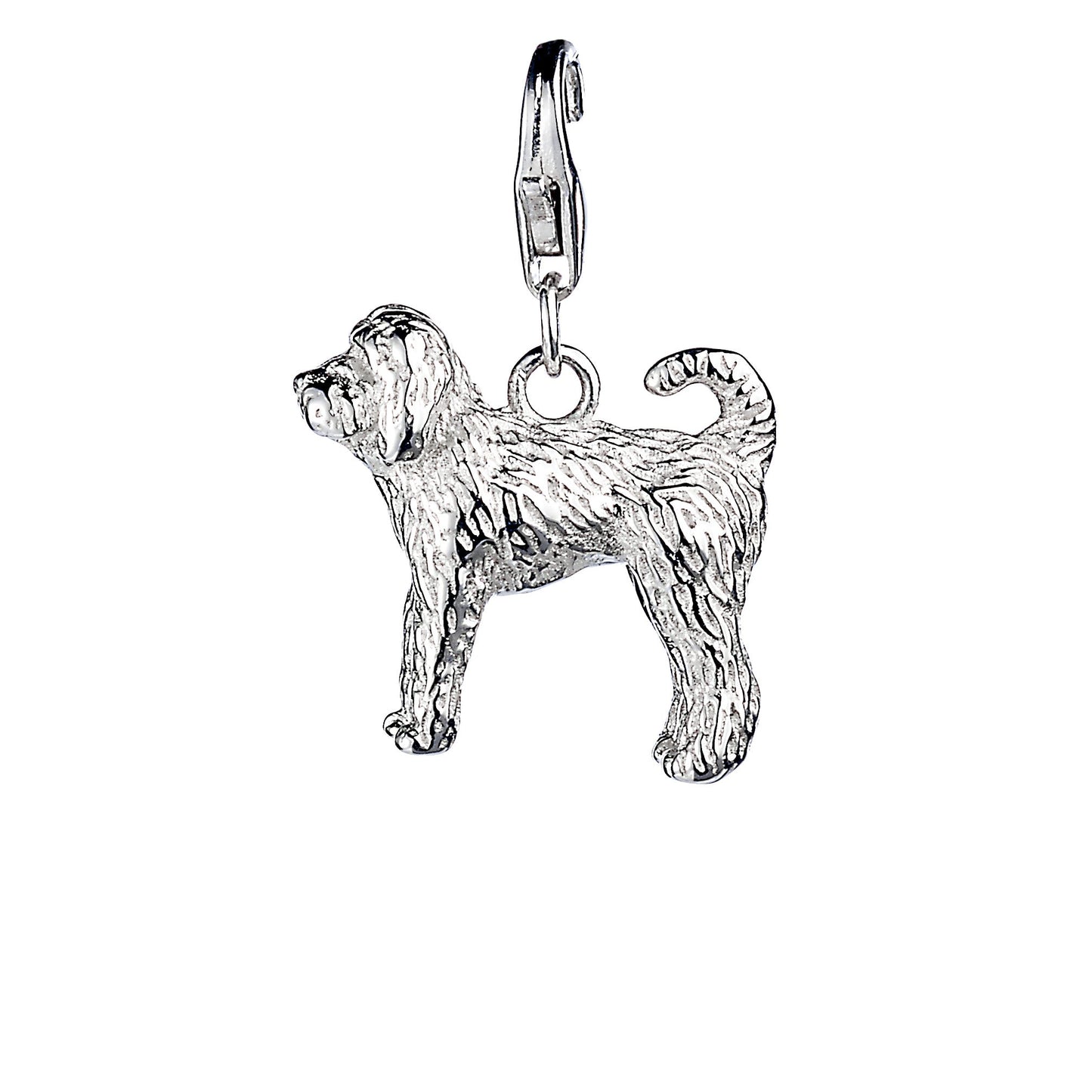Labradoodle Silver Charm - MYLEE London