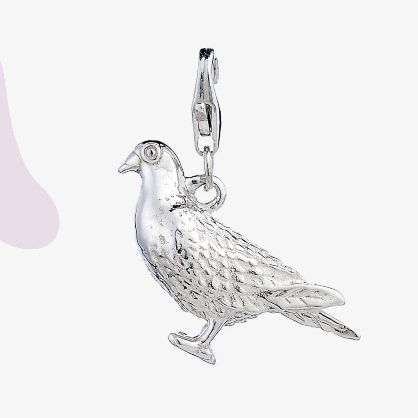 Racing Pigeon Silver Charm - MYLEE London