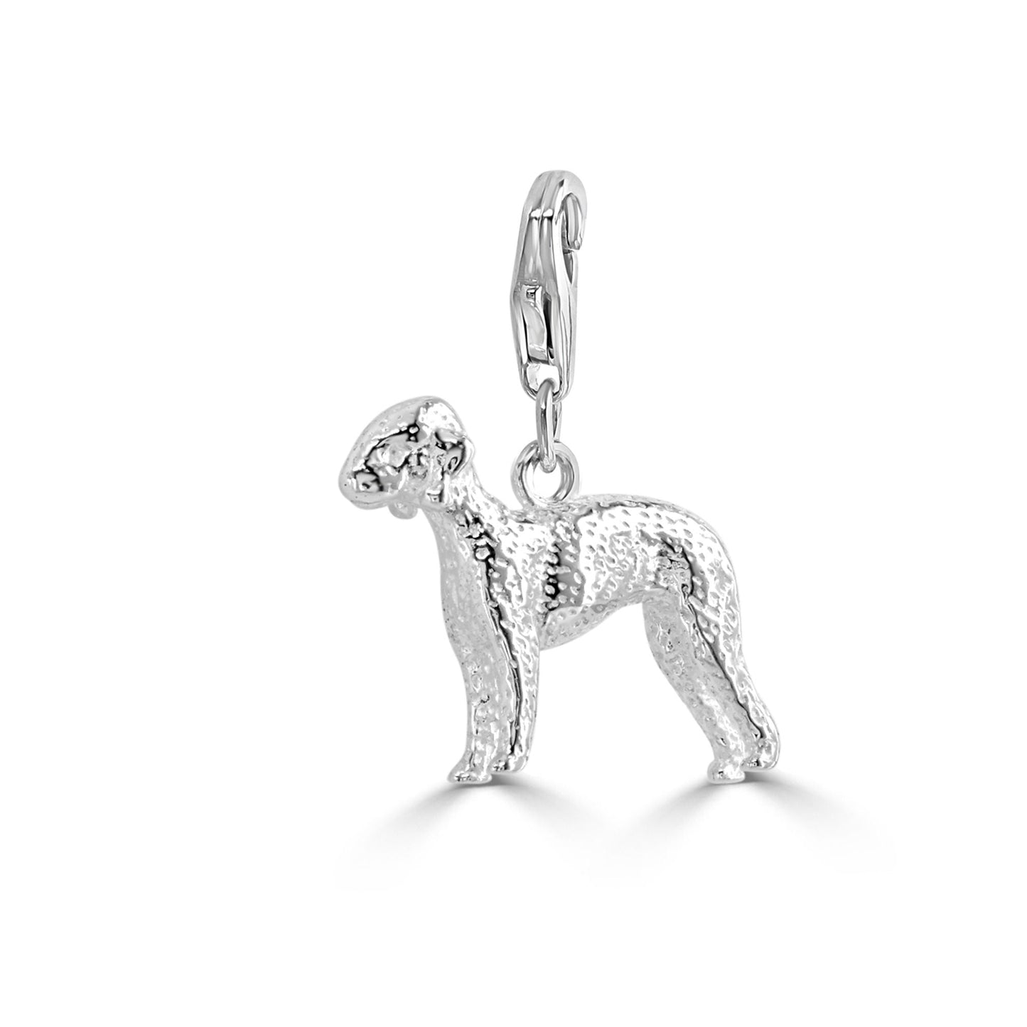 Bedlington Terrier Silver Charm - MYLEE London