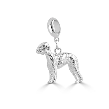 Bedlington Terrier Silver Charm - MYLEE London