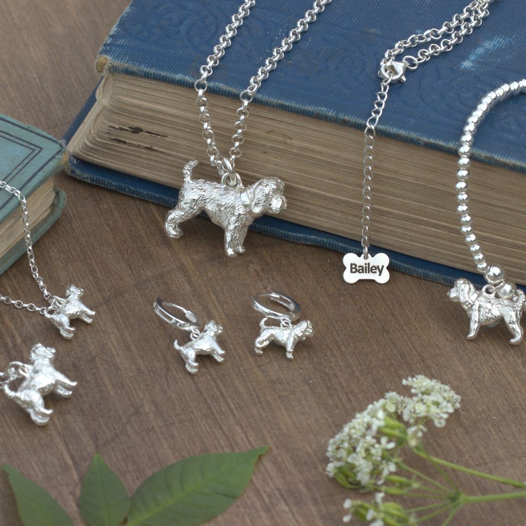 Cockapoo Silver Charm - MYLEE London