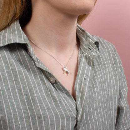 Cocker Spaniel Silver Necklace - Personalised - MYLEE London