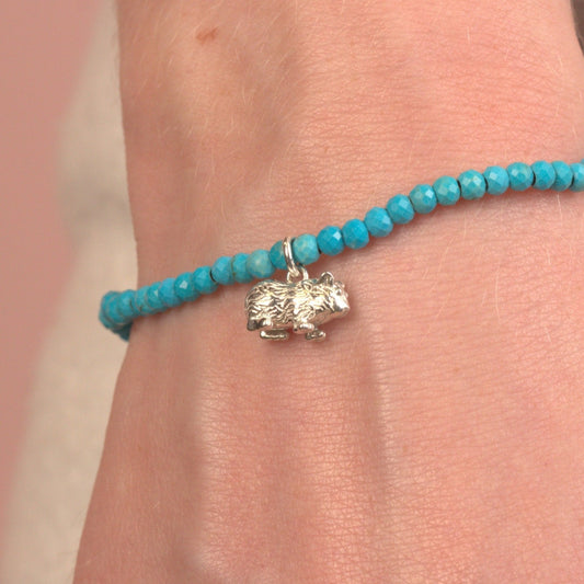 Guinea Pig Crystal Bracelet - Personalised - MYLEE London