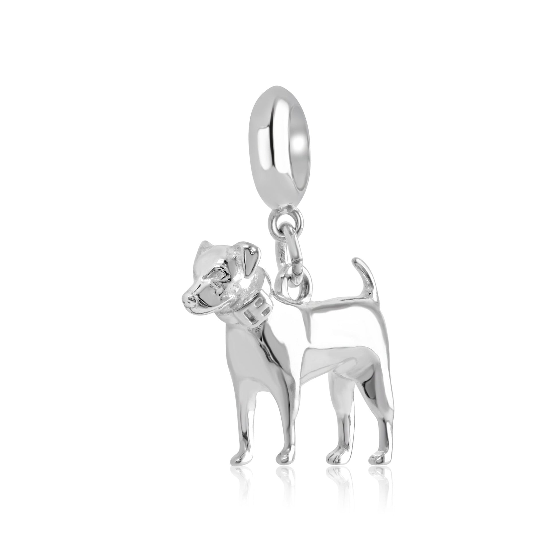 Jack Russell Silver Charm - MYLEE London