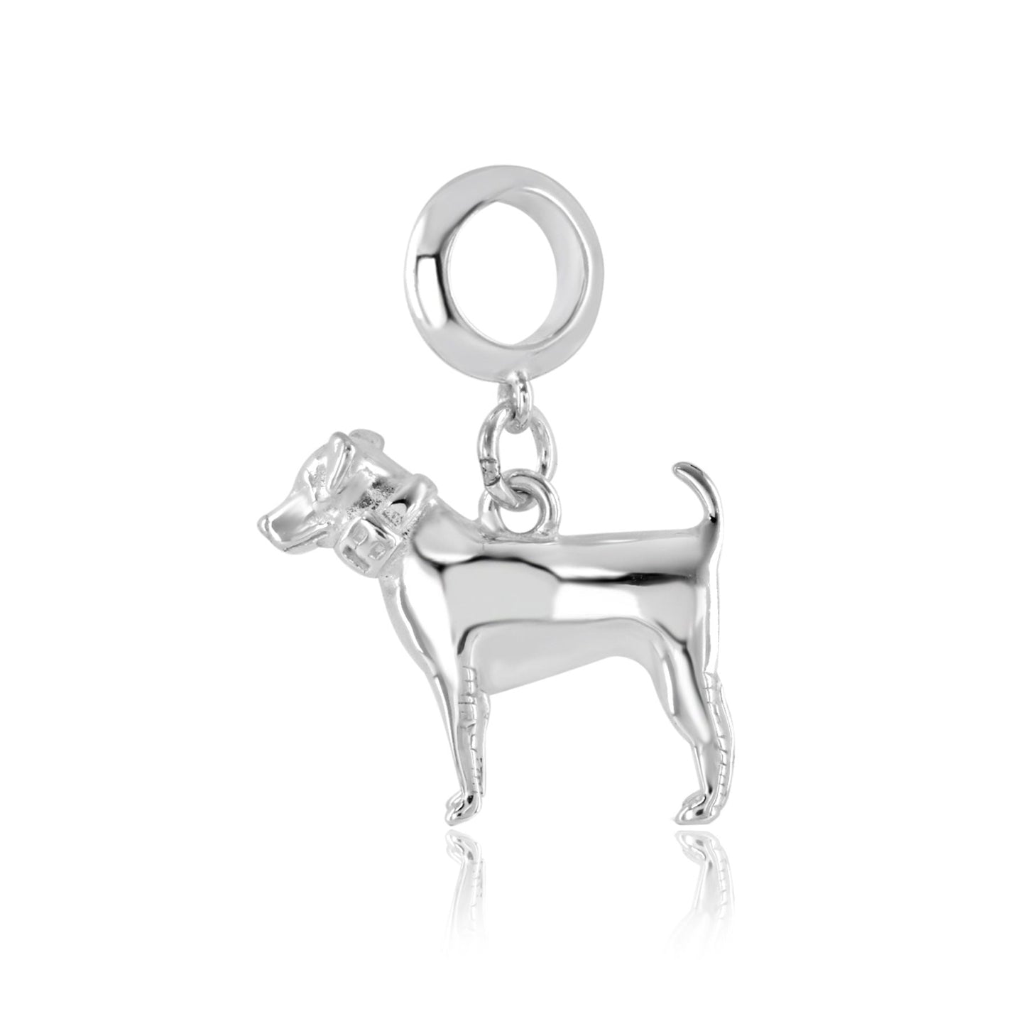 Jack Russell Silver Charm - MYLEE London
