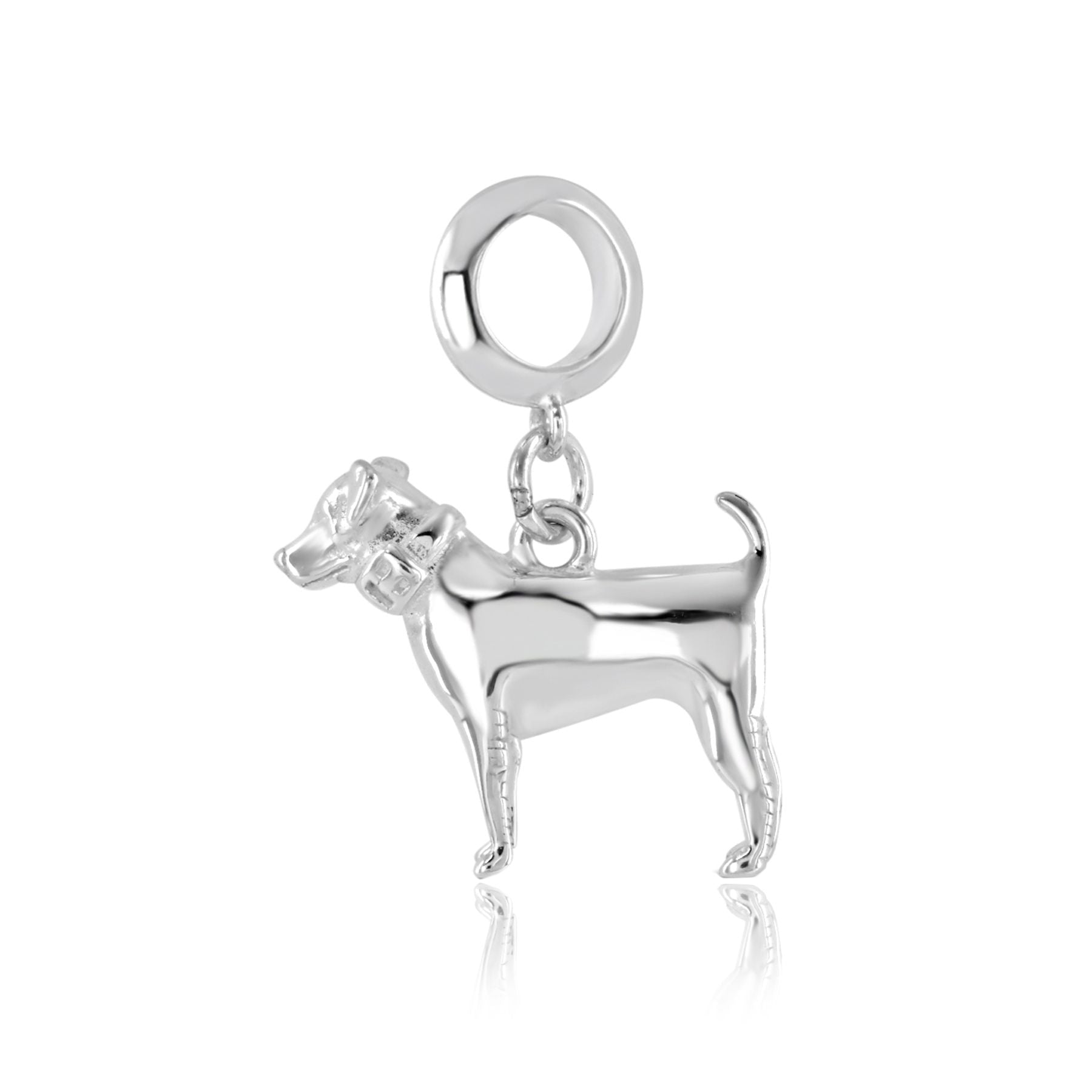 Jack Russell Silver Charm - MYLEE London