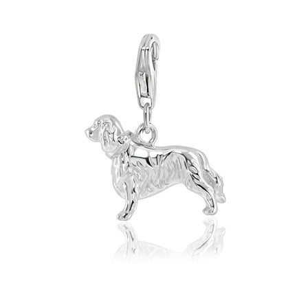 King Charles Spaniel Silver Charm - MYLEE London