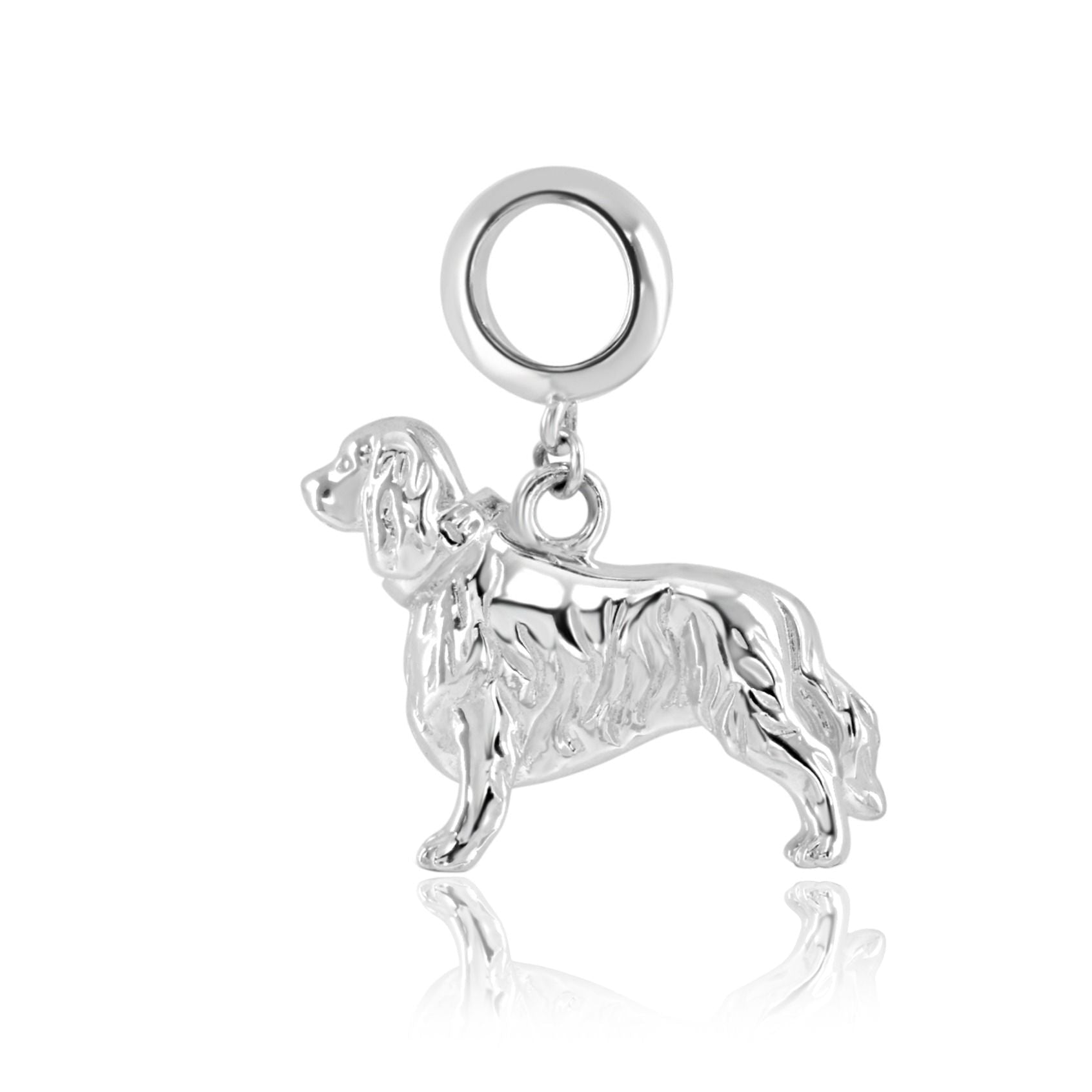 King Charles Spaniel Silver Charm - MYLEE London