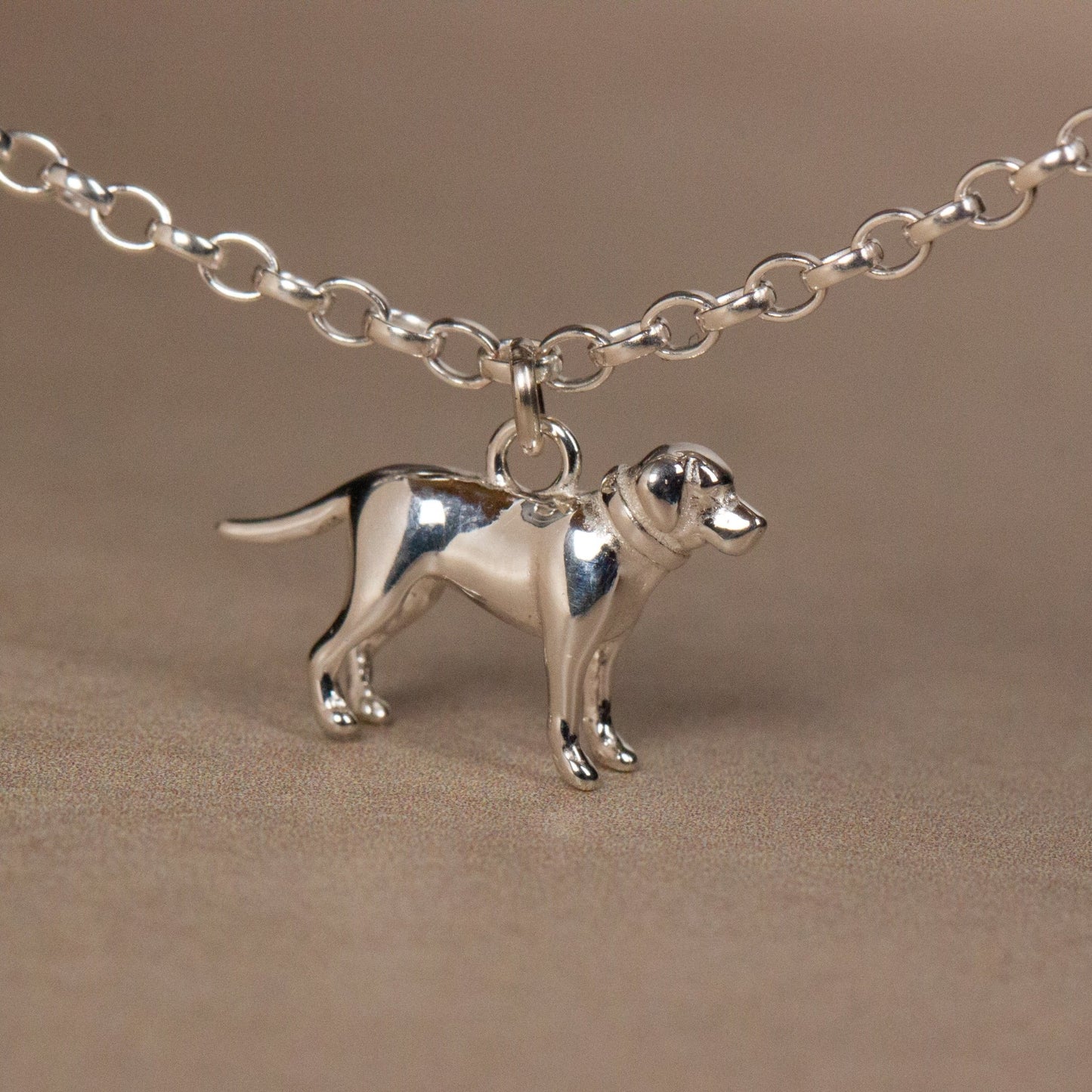 Labrador Dainty Chain Bracelet - Personalised - Sterling Silver - MYLEE London