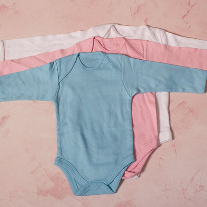 Personalised Embroidered Birth Flower Baby Grow - MYLEE London