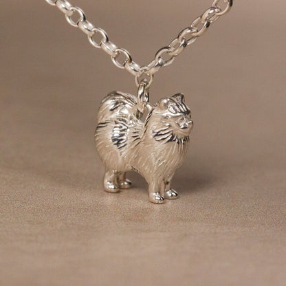 Pomeranian Dainty Chain Bracelet - Personalised - Sterling Silver - MYLEE London