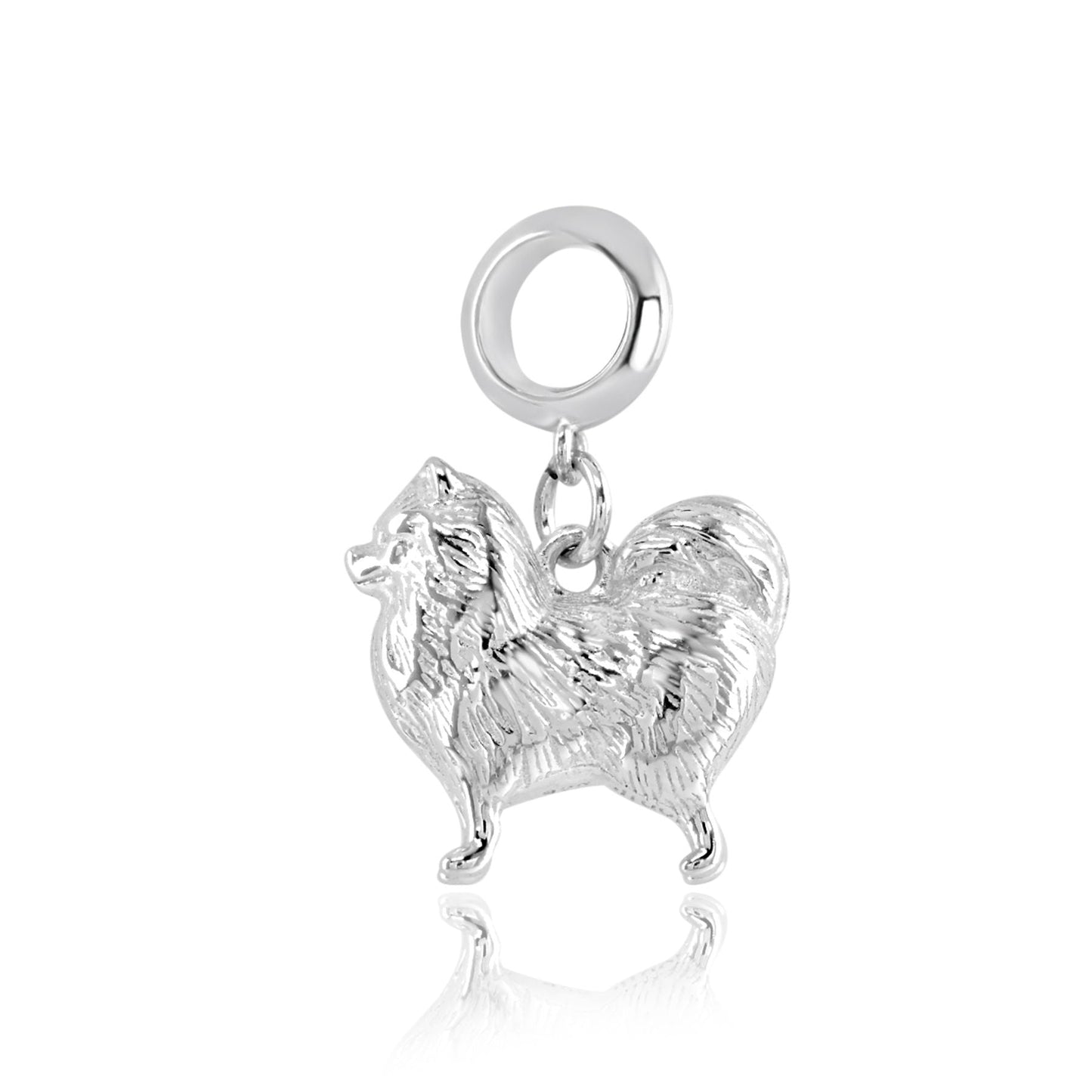 Pomeranian Silver Charm - MYLEE London