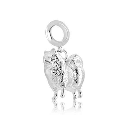 Pomeranian Silver Charm - MYLEE London