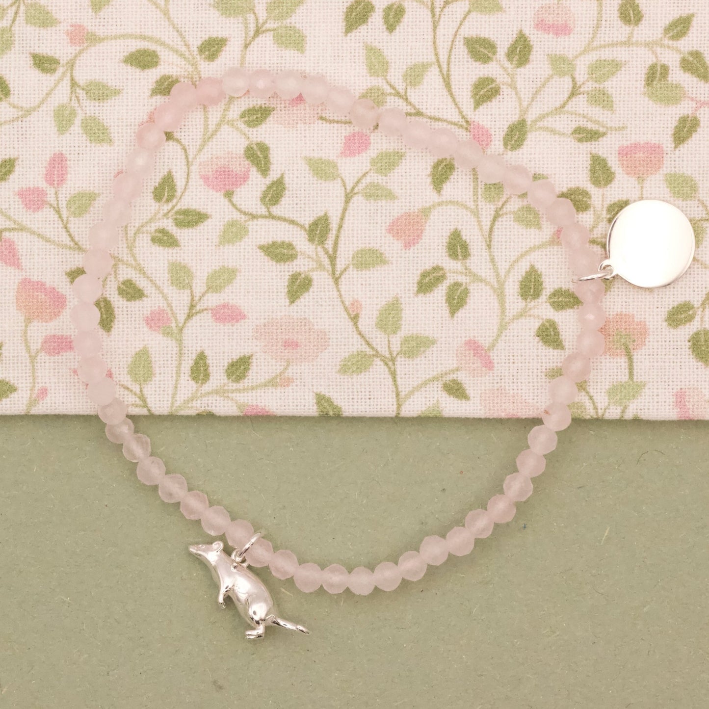 Rat Crystal Bracelet - Personalised - MYLEE London