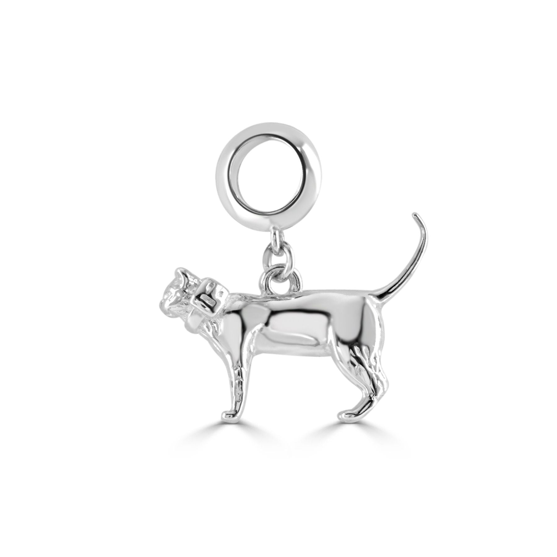Short - Haired Cat Silver Charm - MYLEE London