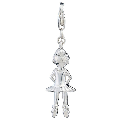 Sterling Silver Ballerina Charm - MYLEE London