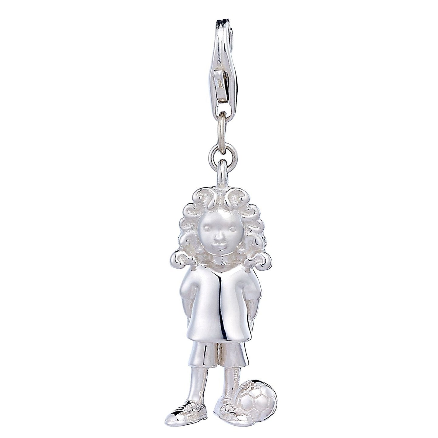 Sterling Silver Footballer Charm - MYLEE London