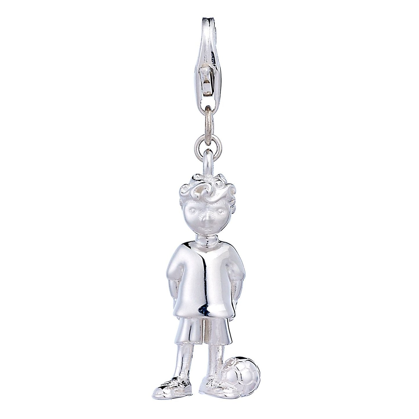Sterling Silver Footballer Charm - MYLEE London