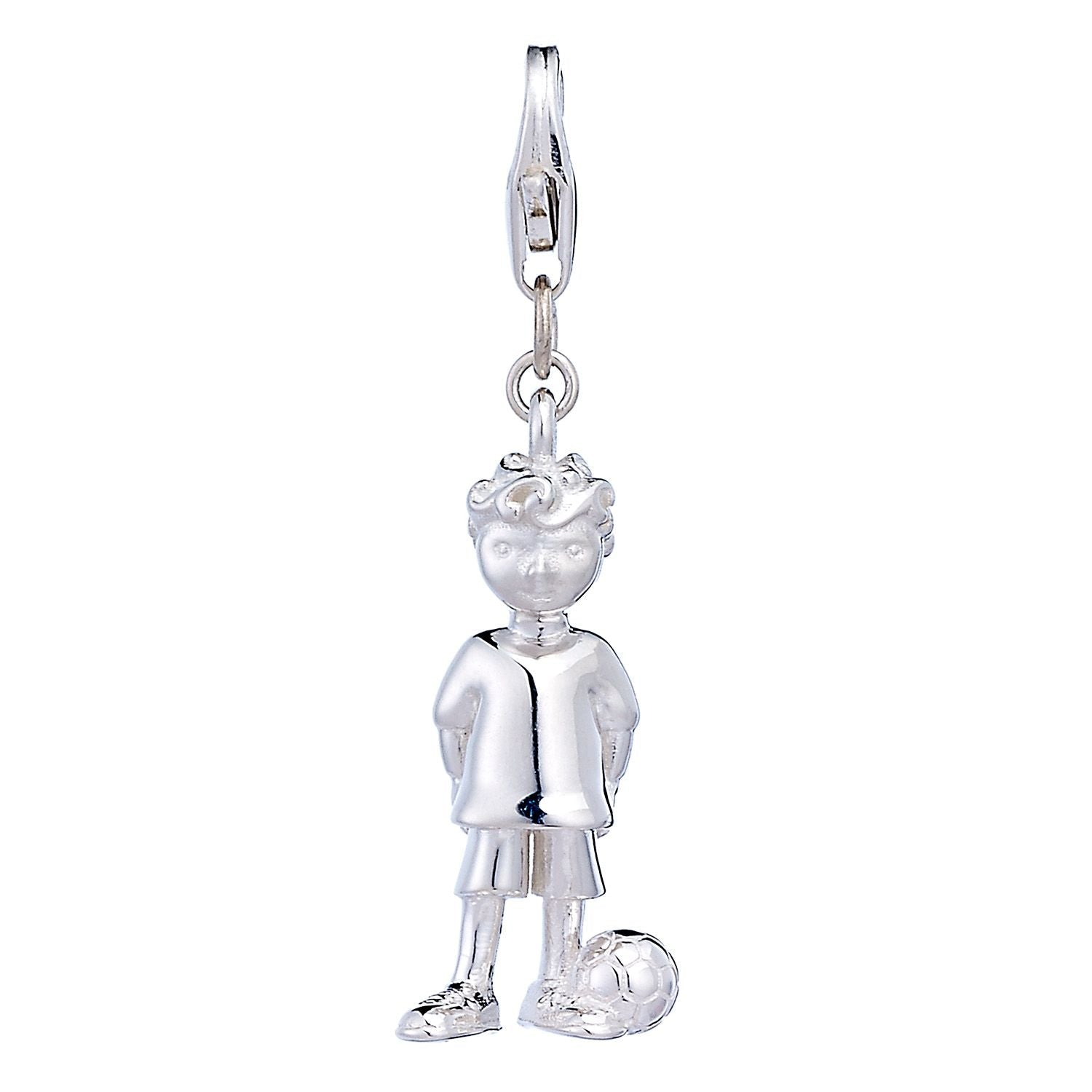 Sterling Silver Footballer Charm - MYLEE London