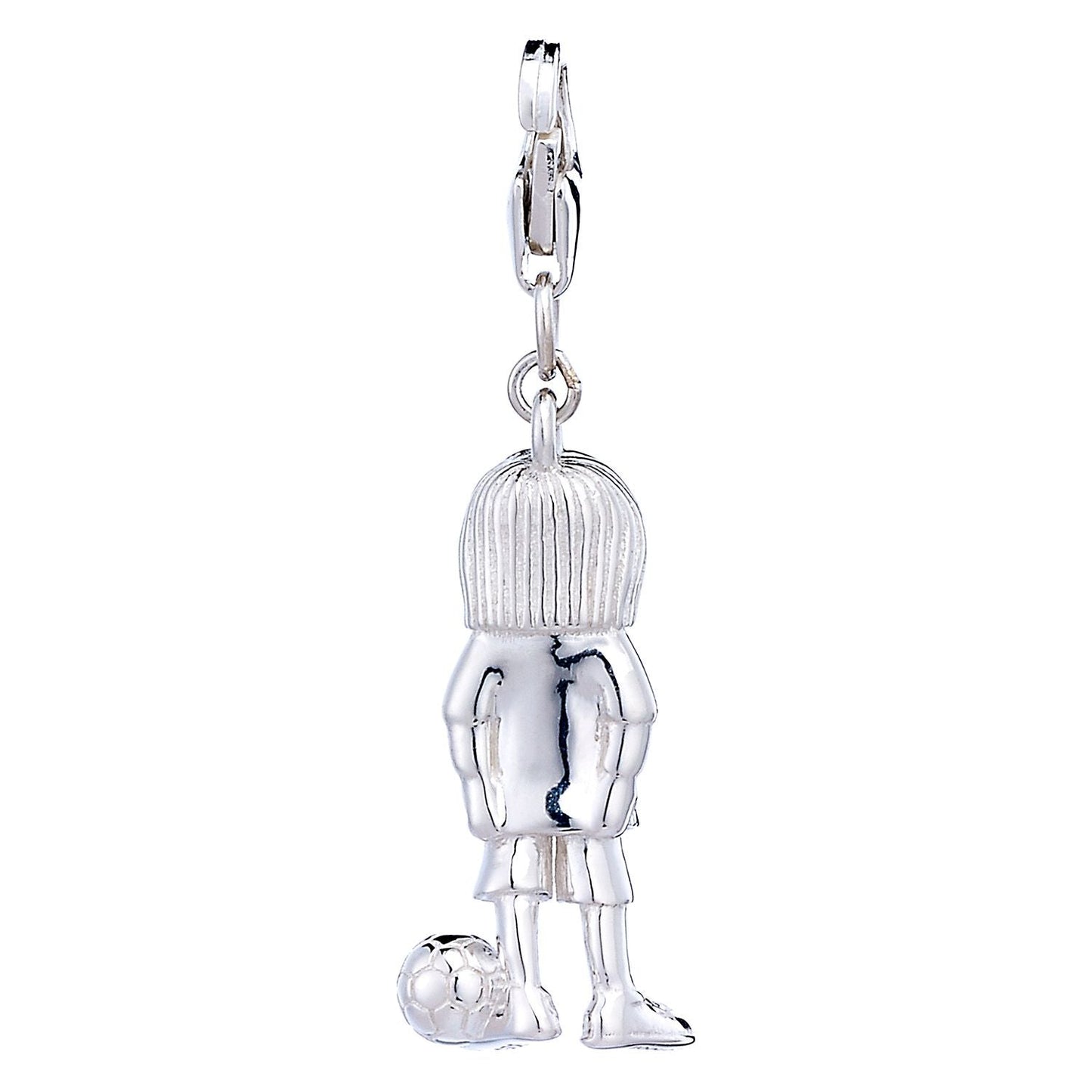 Sterling Silver Footballer Charm - MYLEE London
