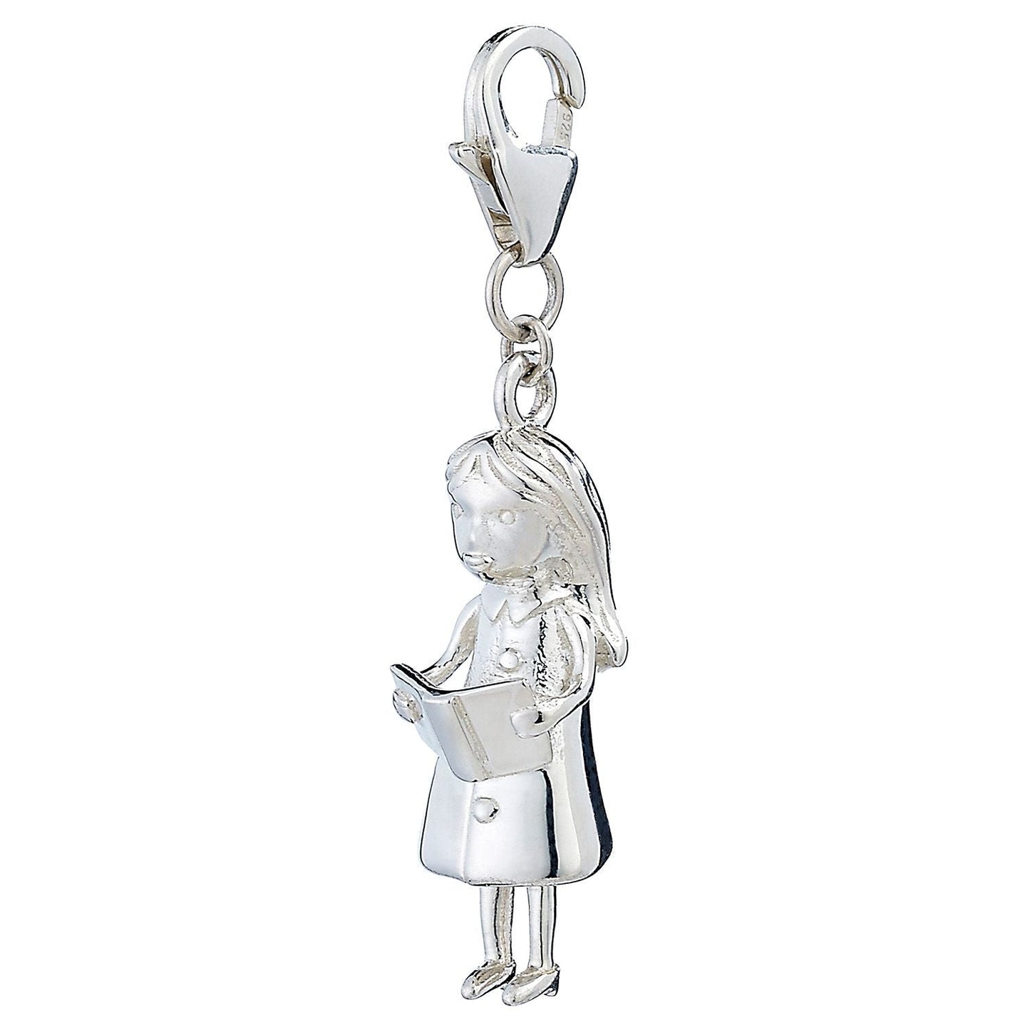 Sterling Silver Reading Charm - MYLEE London