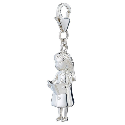 Sterling Silver Reading Charm - MYLEE London