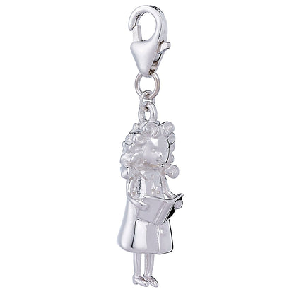 Sterling Silver Reading Charm - MYLEE London