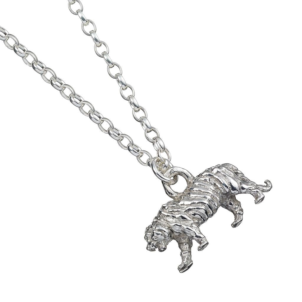 Tiger Silver Necklace - MYLEE London