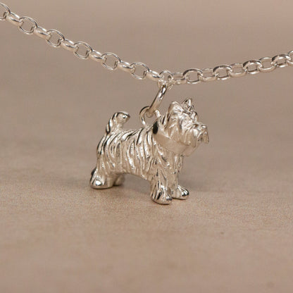Westie Dainty Chain Bracelet - Personalised - Sterling Silver - MYLEE London